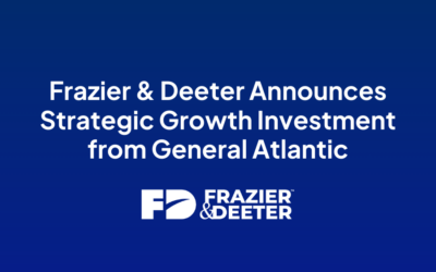 Frazier & Deeter Announces Strategic Growth Investment from General Atlantic